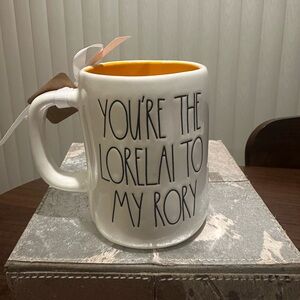 Rae Dunn new White and Yellow you’re the Lorelai to my Rory Mug
